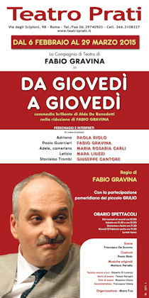 Da giovedì a Giovedì