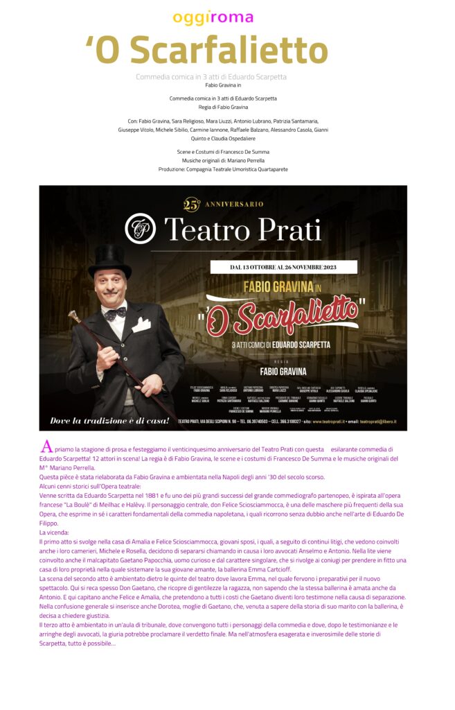 O' Scarfalietto
