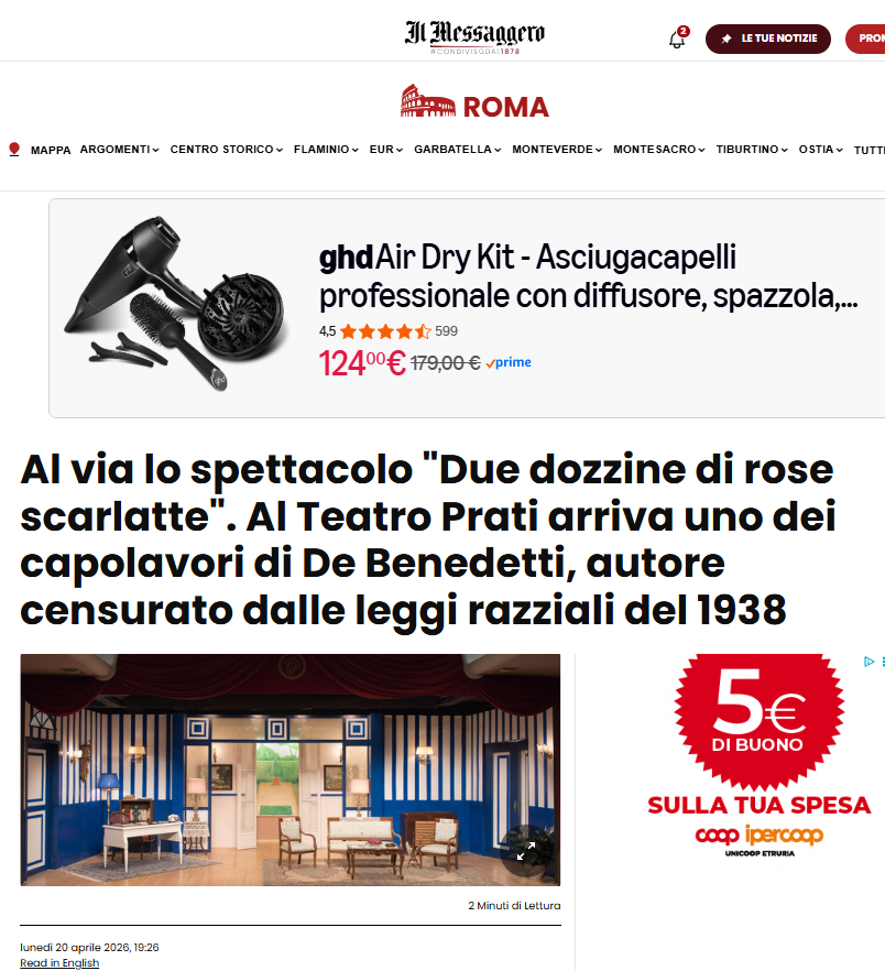 Due Dozzine di Rose Scarlatte